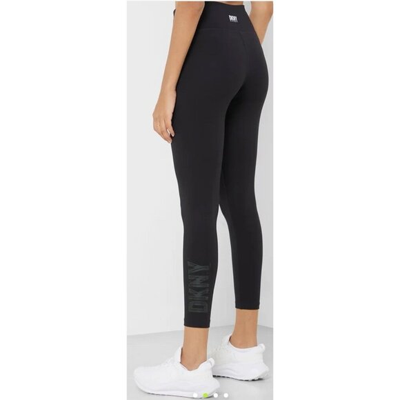 DKNY Sport Women's High-Waist Legging Pants, Black Size XS New - Picture 1 of 15